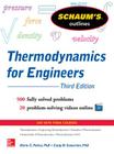 Schaums Outline of Thermodynamics for Engineers, 3rd Edition (Schaum's Outlines) Cover Image