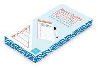 Never-Ending Notepad: Ceramic list maker and dry-erase pen By Chronicle Books Cover Image
