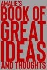 Amalie's Book of Great Ideas and Thoughts: 150 Page Dotted Grid and individually numbered page Notebook with Colour Softcover design. Book format: 6 x By 2. Scribble Cover Image