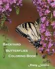 Backyard Butterflies Coloring Book Cover Image