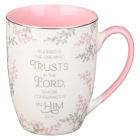Christian Art Gifts Ceramic Mug for Women Blessed Is the One Who Trusts in the Lord - Jeremiah 17:7 Inspirational Bible Verse, 12 Oz. By Christian Art Gifts (Created by) Cover Image