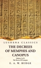 The Decrees Of Memphis And Canopus The Decree Of Canopus Volume 3 of 3 Cover Image