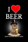 Beer Tasting Review Book: I Love Beer By MM Craft Beer Tasting Cover Image