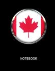 Notebook. Canada Flag Cover. Composition Notebook. College Ruled. 8.5 x 11. 120 Pages. Cover Image