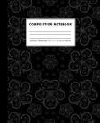 Composition Notebook: Black + White Dotted Mandalas Wide Ruled By Peechy Pages Cover Image