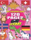 Big Coloring Book: +120 Pages, Best coloring book for kids for ages 4 - 8, 4 BOOKS IN ONE awesome, Easy, LARGE, GIANT and Simple Cover Image