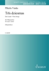 Vasks: Tris Dziesmas (Three Songs) for Male Choir in Latvian By Peteris Vasks (Composer) Cover Image
