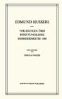 Vorlesungen Über Bedeutungslehre Sommersemester 1908 (Husserliana: Edmund Husserl - Gesammelte Werke #26) Cover Image