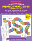 The Ultimate Book of Phonics Word Lists: Grades K-1: Games & Word Lists for Reading, Writing, and Word Study Cover Image