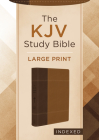 The KJV Study Bible, Large Print (Indexed) [Copper Cross] By Compiled by Barbour Staff, Christopher D. Hudson Cover Image