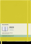 Moleskine 2023 Weekly Notebook Planner, 12M, Extra Large, Hay Yellow, Hard Cover (7.5 x 10) By Moleskine Cover Image