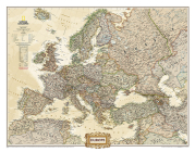 National Geographic Europe Wall Map - Executive (30.5 X 23.75 In) (National Geographic Reference Map) Cover Image