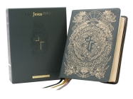 The Jesus Bible Artist Edition, Niv, Genuine Leather, Calfskin, Green, Limited Edition, Comfort Print Cover Image
