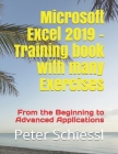 Microsoft Excel 2019 - Training book with many Exercises: From the Beginning to Advanced Applications By Peter Schiessl Cover Image