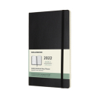 Moleskine 2022  Weekly Planner, 12M, Large, Black, Soft Cover (5 x 8.25) By Moleskine Cover Image