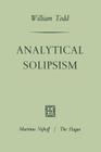 Analytical Solipsism Cover Image