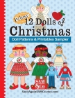 12 Dolls of Christmas Patterns & Printables: Deluxe Holiday Sampler By Jenny Tate Sullivan Cover Image