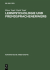 Lernpsychologie und Fremdsprachenerwerb (Romanistische Arbeitshefte #14) By Klaus Vogel, Sigrid Vogel Cover Image