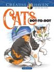 Creative Haven Cats Dot-To-Dot Coloring Book (Creative Haven Coloring Books) Cover Image