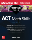 Top 50 ACT Math Skills, Third Edition By Brian Leaf Cover Image
