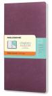 Moleskine Chapters Journal, Slim Medium, Ruled, Plum Purple, Soft Cover (3.75 x 7) Cover Image