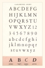 Vintage Journal Font Sample Chart, Garamond Cover Image