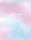 Notebook for Cornell Notes: Pink Fantasy Galaxy - 120 White Pages 8.5x11