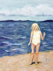 Beach Girl: Large Blank Notebook Cover Image