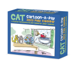 Cat Cartoon-A-Day by Jonny Hawkins 2023 Box Calendar By Jonny Hawkins (Created by) Cover Image
