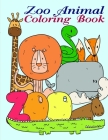 Zoo Animal Coloring Book: Christmas Book Coloring Pages with Funny, Easy, and Relax Cover Image