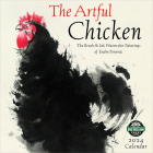 Artful Chicken 2024 Wall Calendar: Brush & Ink Watercolor Paintings by Endre Penovac By Amber Lotus Publishing (Created by) Cover Image