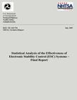 Statistical Analysis of the Effectiveness of Electronic Stability Control (ESC) Systems- Final Report: NHTSA Technical Report DOT HS 810 794 By National Highway Traffic Safety Administ Cover Image
