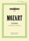 Songs (Lower Voice) (Edition Peters) By Wolfgang Amadeus Mozart (Composer), Max Friedländer (Composer) Cover Image