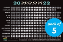 2022 Moon Calendar Card (5 pack): Lunar Phases, Eclipses, and More! Cover Image