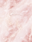 Graph Paper Notebook: Pink Quartz Marble - 8.5 x 11 - 5 x 5 Squares per inch - 100 Quad Ruled Pages - Cute Graph Paper Composition Notebook Cover Image