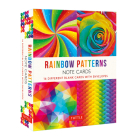 Rainbow Patterns, 16 Note Cards: 16 Different Blank Cards with 17 Patterned Envelopes in a Keepsake Box! By Tuttle Studio (Editor) Cover Image