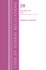 Code of Federal Regulations, Title 20 Employee Benefits 400-499, Revised as of April 1, 2022: Part 1 By Office of the Federal Register (U S ) Cover Image