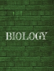 1 Subject Notebook - Biology: 1 Subject Notebook - Biology: 8.5 x 11 Composition Notebook For Easy Organization And Note Taking - 120 College Ruled By Color Coded Notebooks Cover Image