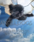 Angel dog in heaven drawing writing Journal Cover Image