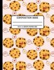 Composition Book Graph Paper 5x5: Chocolate Chip Cookie Back to School Quad Writing Notebook for Students and Teachers in 8.5 x 11 Inches Cover Image