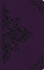 ESV Large Print Value Thinline Bible (Trutone, Lavender, Filigree Design)  Cover Image