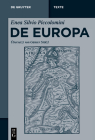 Enea Silvio Piccolomini: De Europa (de Gruyter Texte) Cover Image