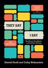 They Say/I Say: The Moves That Matter in Academic Writing By Gerald Graff, Cathy Birkenstein Cover Image