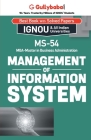 MS-54 Management of Information System By Dinesh Verma Cover Image