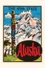 Vintage Journal Alaska Poster with Totem Pole By Found Image Press (Producer) Cover Image