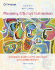Planning Effective Instruction: Diversity Responsive Methods and Management (Mindtap Course List) By Kay Price, Karna Nelson Cover Image