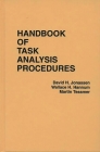 Handbook of Task Analysis Procedures By Wallace Hannum, David H. Jonassen, Martin Tessmer Cover Image