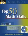 Top 50 Math Skills for GED Success, Student Text [With CDROM] (GED Calculators) By Robert Mitchell Cover Image