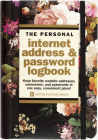 Midnight Floral Internet Address & Password Logbook By Peter Pauper Press Inc (Created by) Cover Image