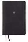 Niv, Men's Devotional Bible, Large Print, Leathersoft, Black, Comfort Print By Zondervan Cover Image
